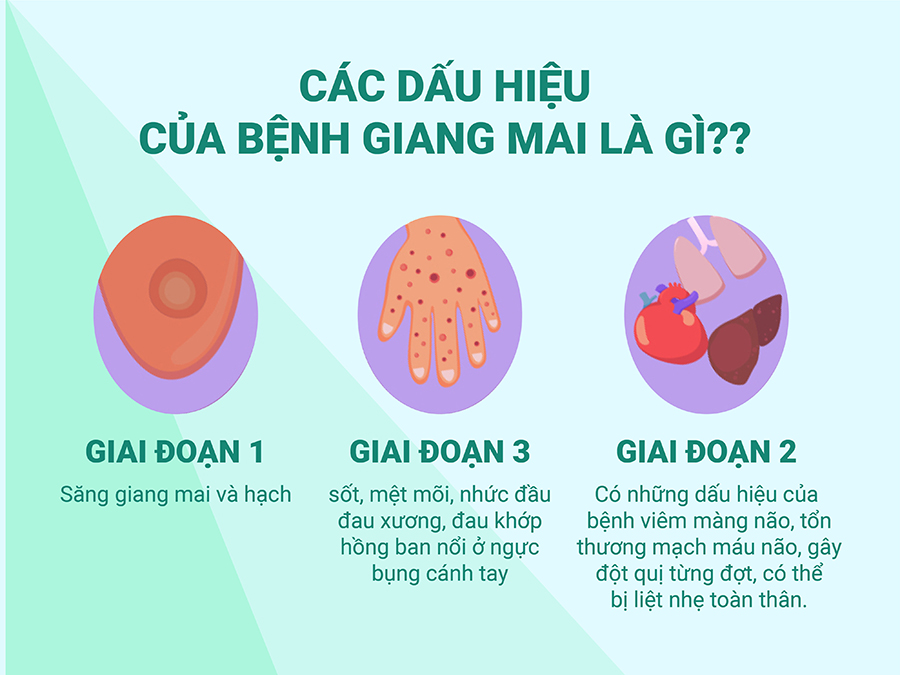 Dấu hiệu bị bệnh giang mai