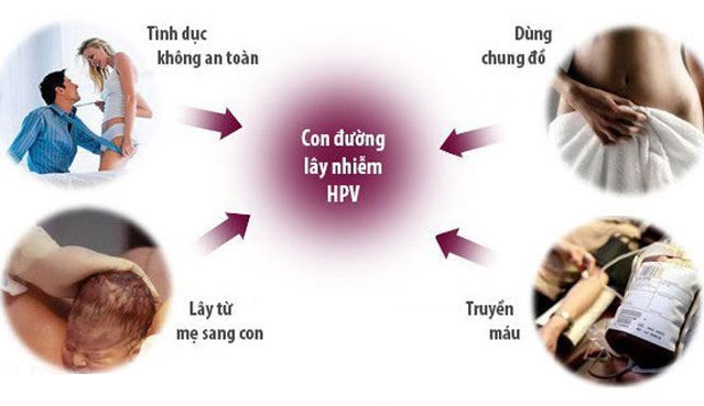 Con đường lây truyền HPV