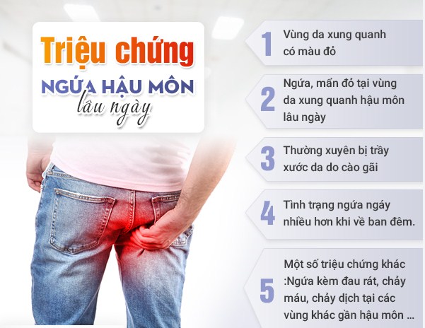 Triệu chứng ngứa rát hậu môn là bị gì?